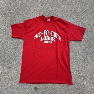 Vintage 90's Signal T-Shirt Mens XL Hic-Po-Chee Lodge Easy Livin Made in USA